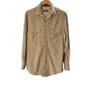 Craghoppers Nosilife Men's M Long Sleeve Insect Repellent Mesh Vented Button Up